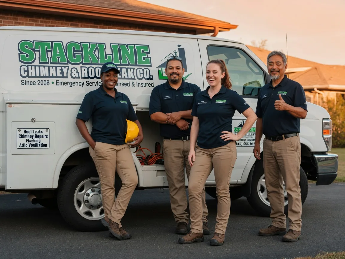 Chimney flashing repair company in Duck, WV